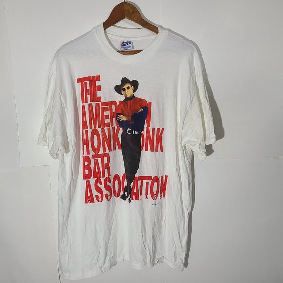 Hanes Shirts Vtg 993 Garth Brooks American Honky Tonk Bar Assoc